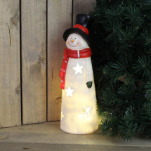 46cm snowman candle holder